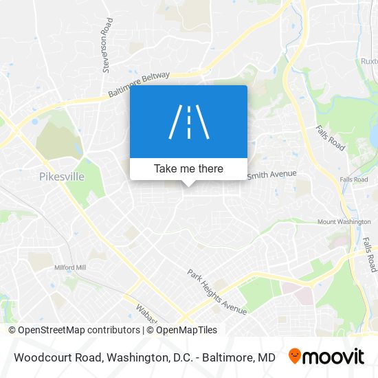 Mapa de Woodcourt Road