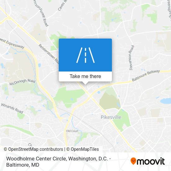 Woodholme Center Circle map