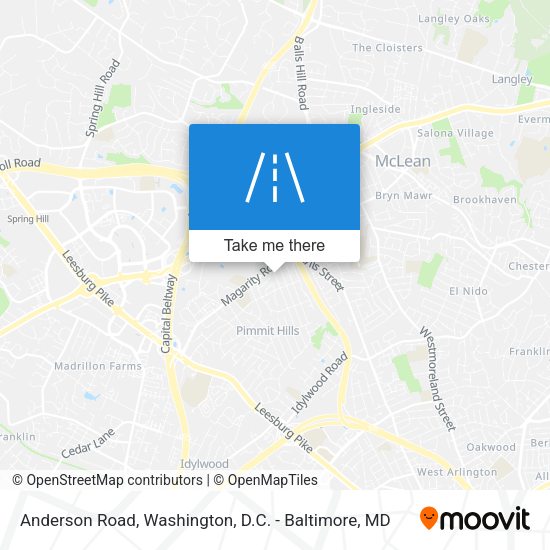 Mapa de Anderson Road