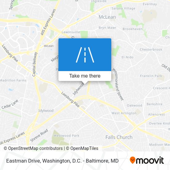 Eastman Drive map