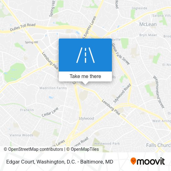 Edgar Court map