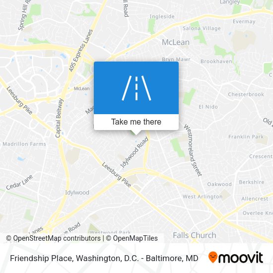 Friendship Place map