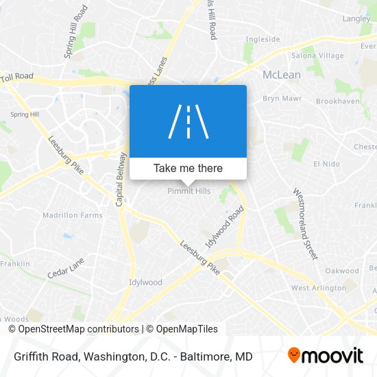Griffith Road map