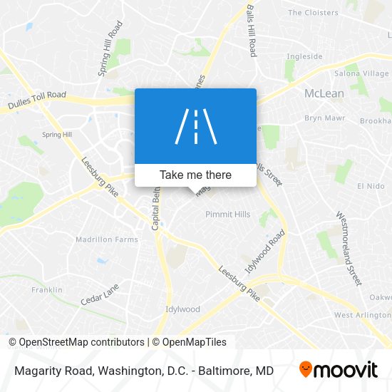 Mapa de Magarity Road