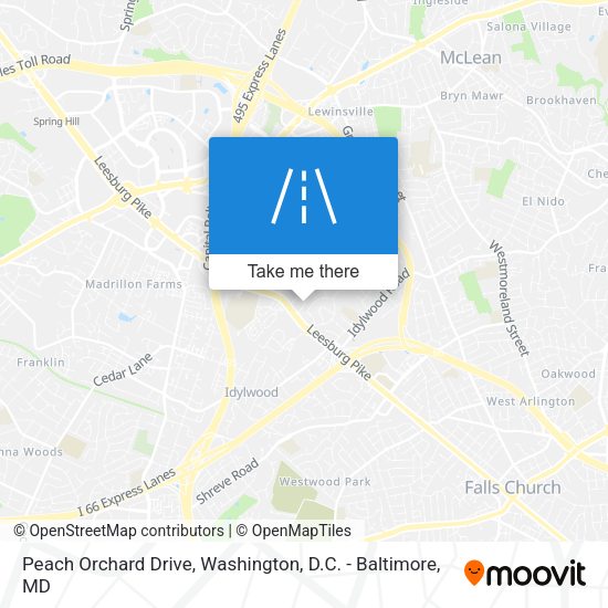 Mapa de Peach Orchard Drive