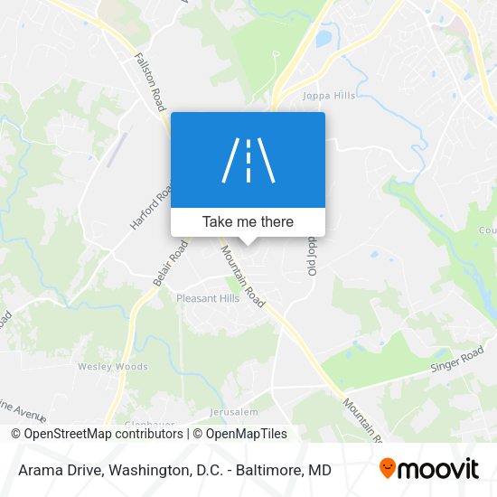 Arama Drive map