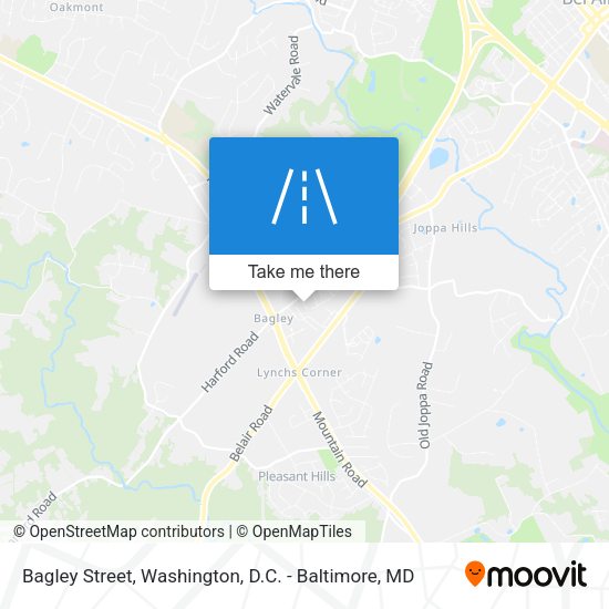 Bagley Street map
