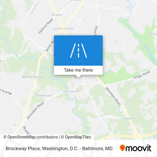 Mapa de Brockway Place