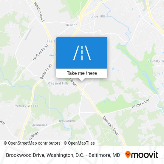 Brookwood Drive map