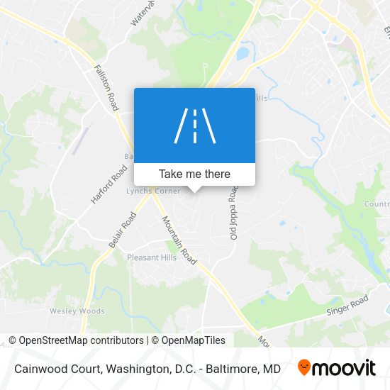 Cainwood Court map
