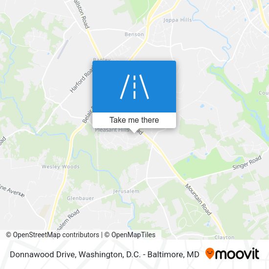 Mapa de Donnawood Drive