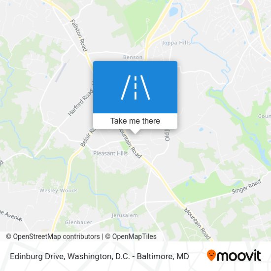 Edinburg Drive map