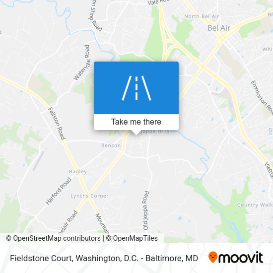 Mapa de Fieldstone Court