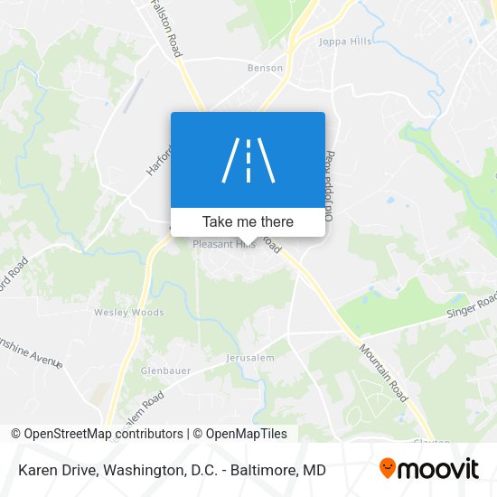 Mapa de Karen Drive