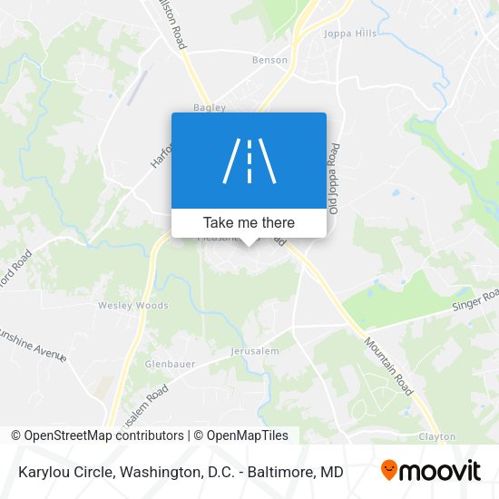 Karylou Circle map