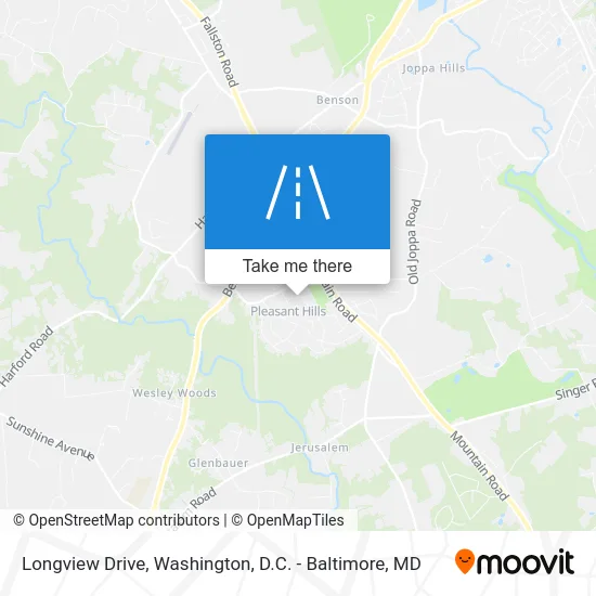 Longview Drive map