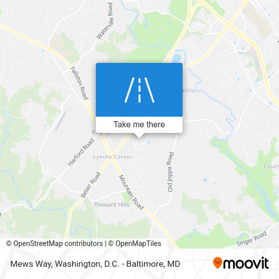 Mapa de Mews Way