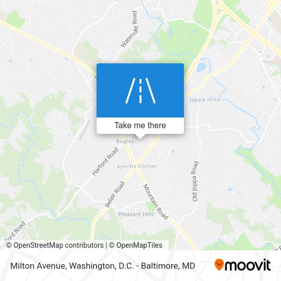 Milton Avenue map