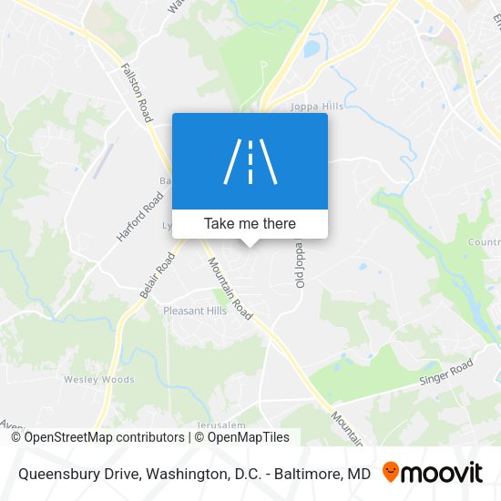 Queensbury Drive map