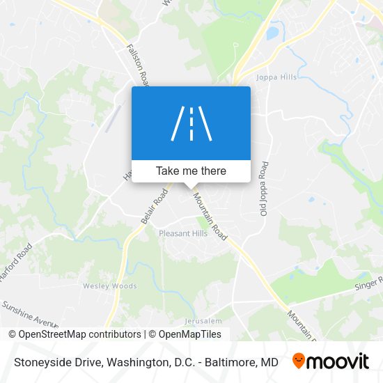 Mapa de Stoneyside Drive