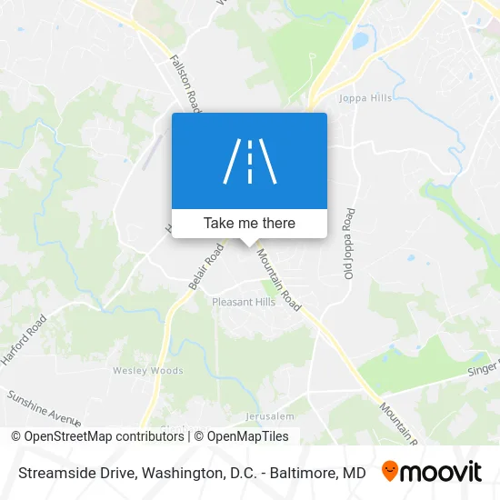 Streamside Drive map