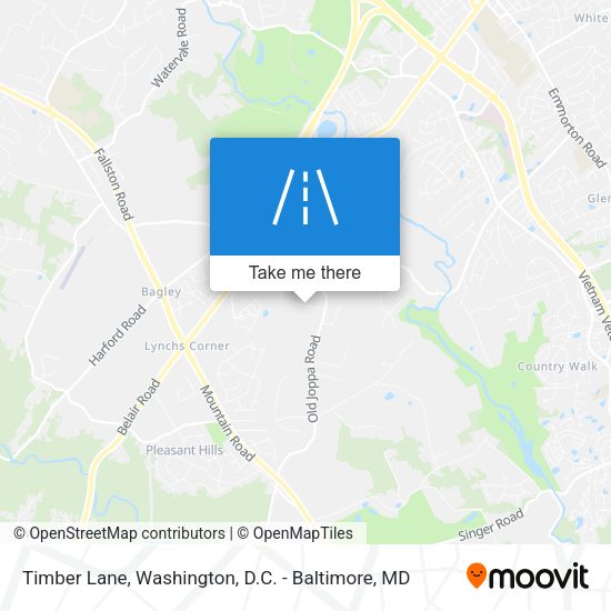 Timber Lane map