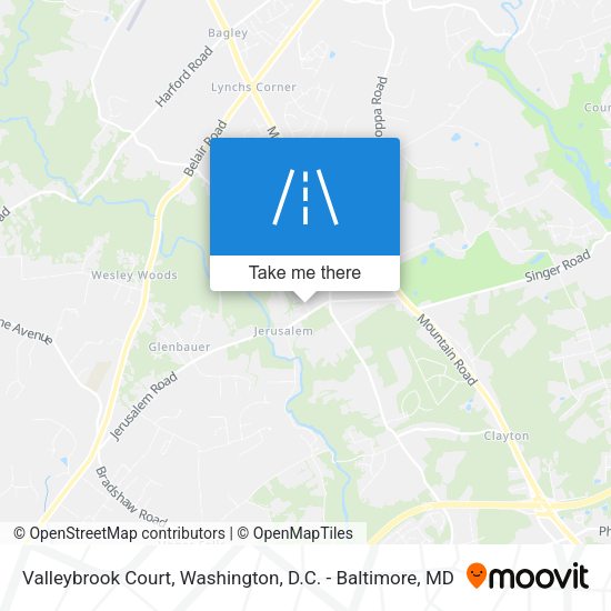 Valleybrook Court map