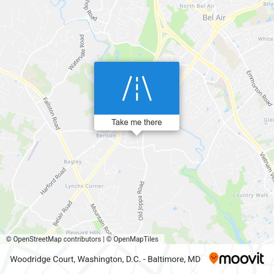 Woodridge Court map