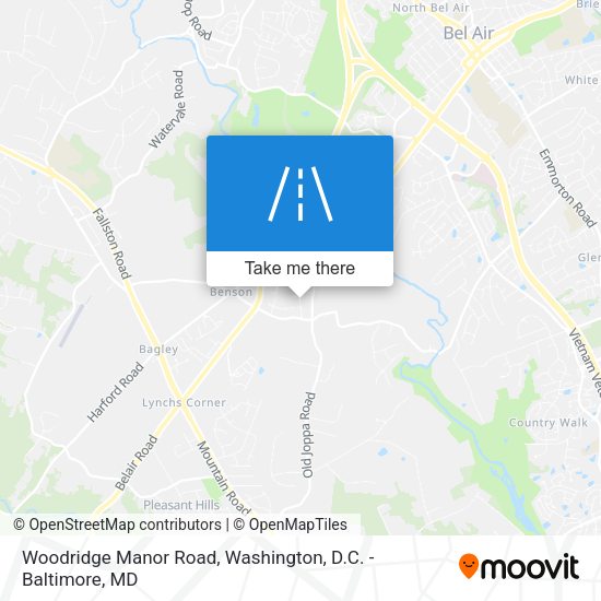 Woodridge Manor Road map