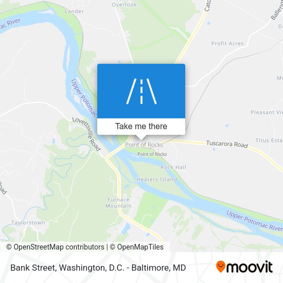 Bank Street map