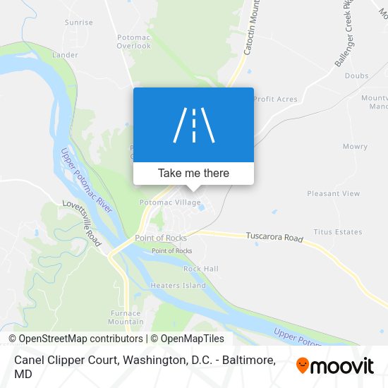 Canel Clipper Court map