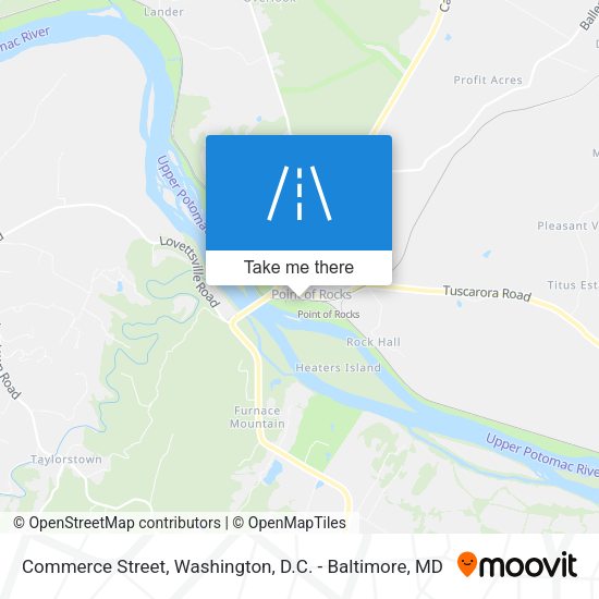 Mapa de Commerce Street