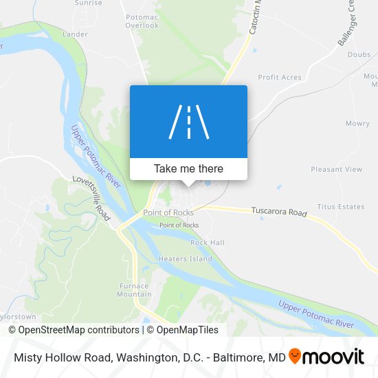 Misty Hollow Road map