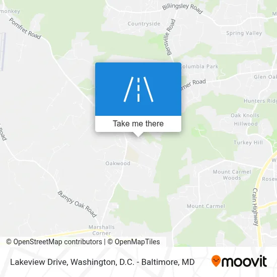 Lakeview Drive map