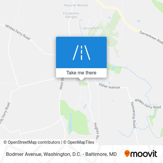 Mapa de Bodmer Avenue