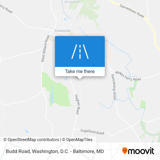 Mapa de Budd Road