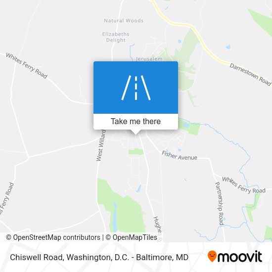 Chiswell Road map