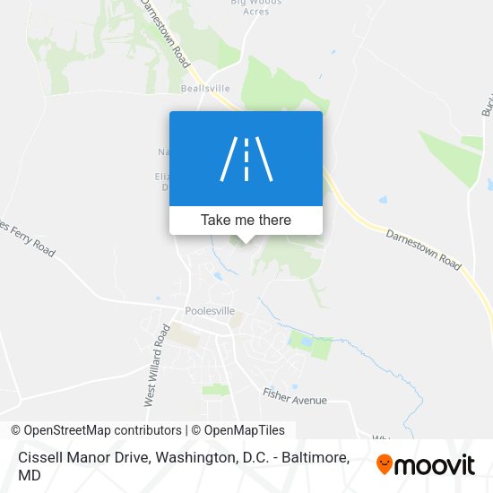 Mapa de Cissell Manor Drive
