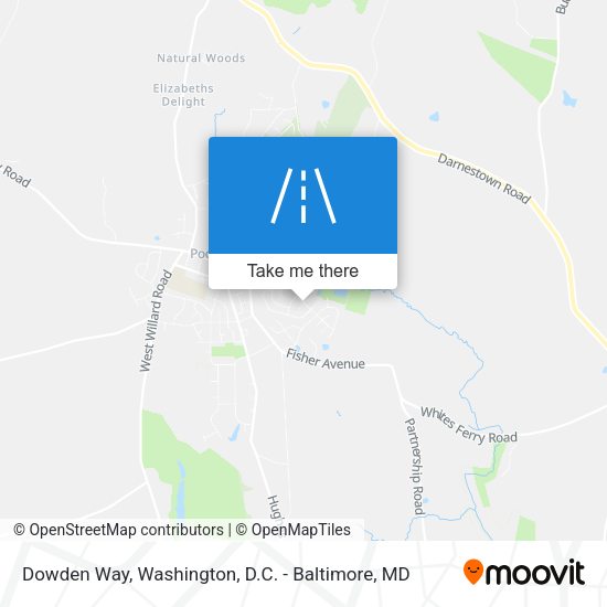 Mapa de Dowden Way