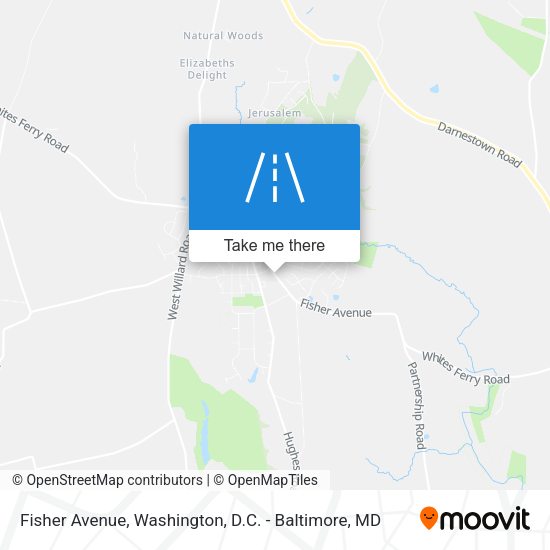 Fisher Avenue map