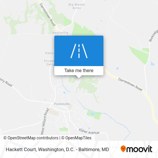 Hackett Court map