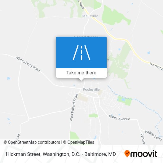 Hickman Street map
