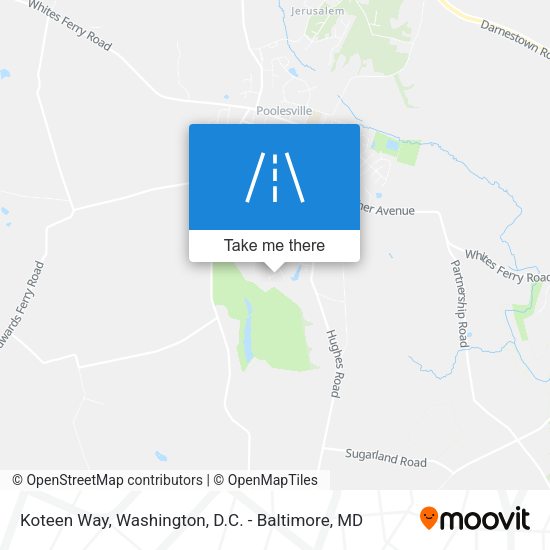 Koteen Way map