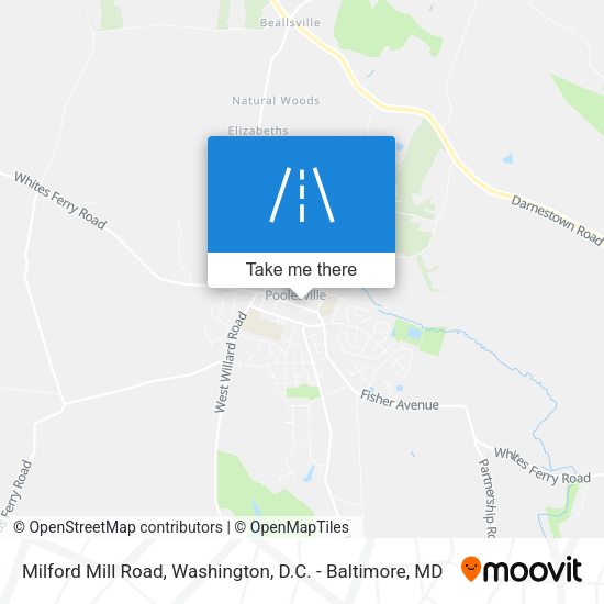Milford Mill Road map