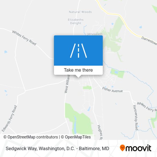 Sedgwick Way map