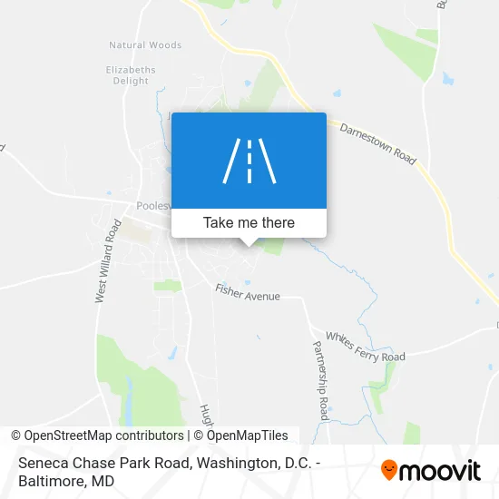 Seneca Chase Park Road map