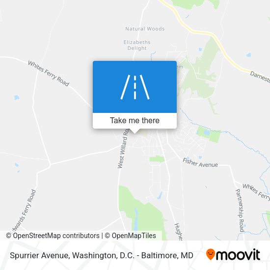 Spurrier Avenue map