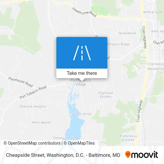 Cheapside Street map