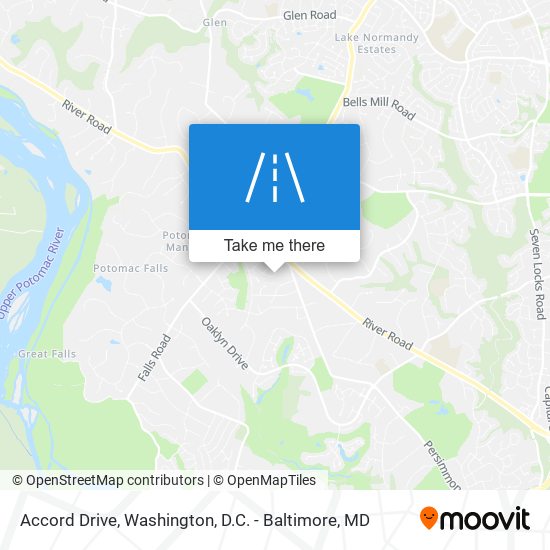 Mapa de Accord Drive