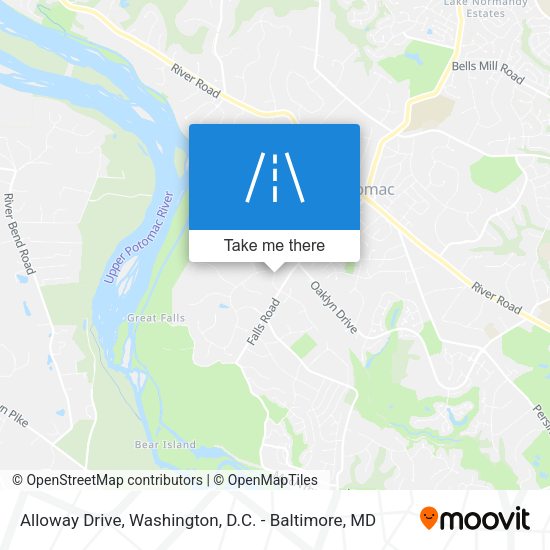 Alloway Drive map